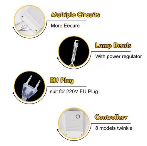 LED 3metre Curtain String Light